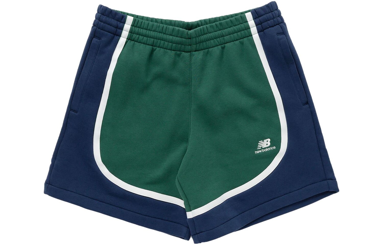 

Hoops флисовые повседневные шорты мужские зеленые New Balance, зеленый