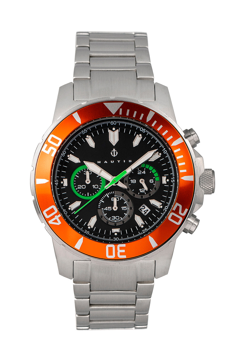 

Часы с хронографом Dive Chrono 500 Nautis, оранжевый