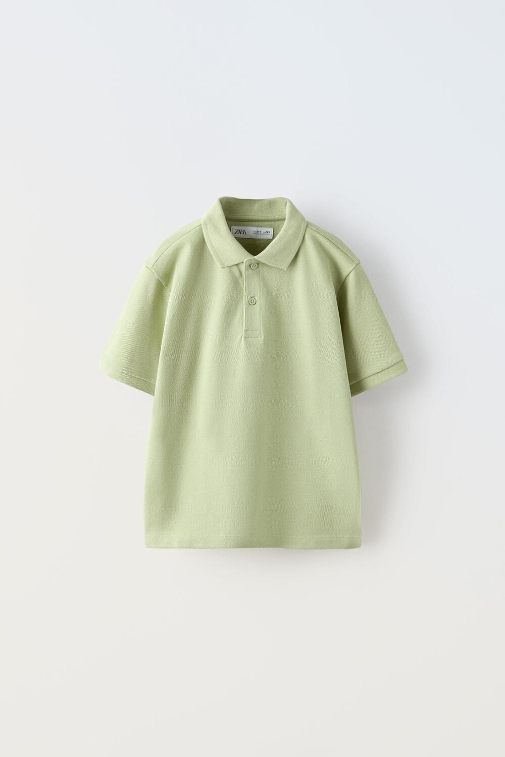

Базовая простая рубашка-поло ZARA, цвет green/grass