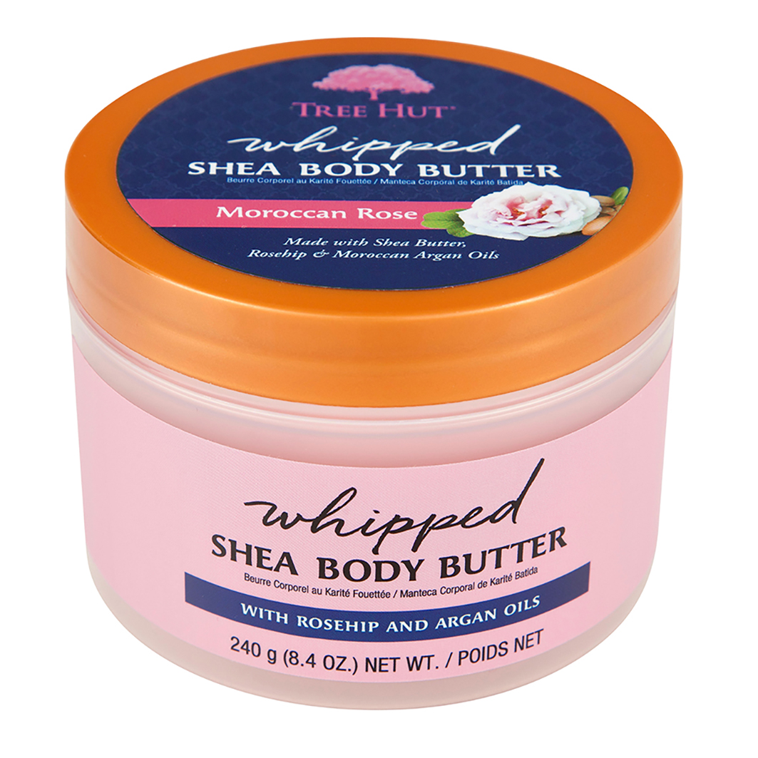 

Масло для тела whipped body butter moroccan rose Tree Hut, вес 240 гр.