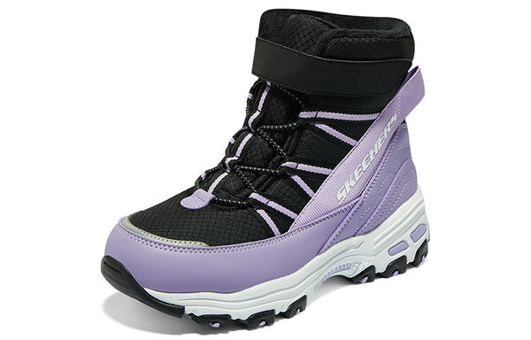 Кроссовки winter comfy boots 'black purple' Skechers, черный — фото 3