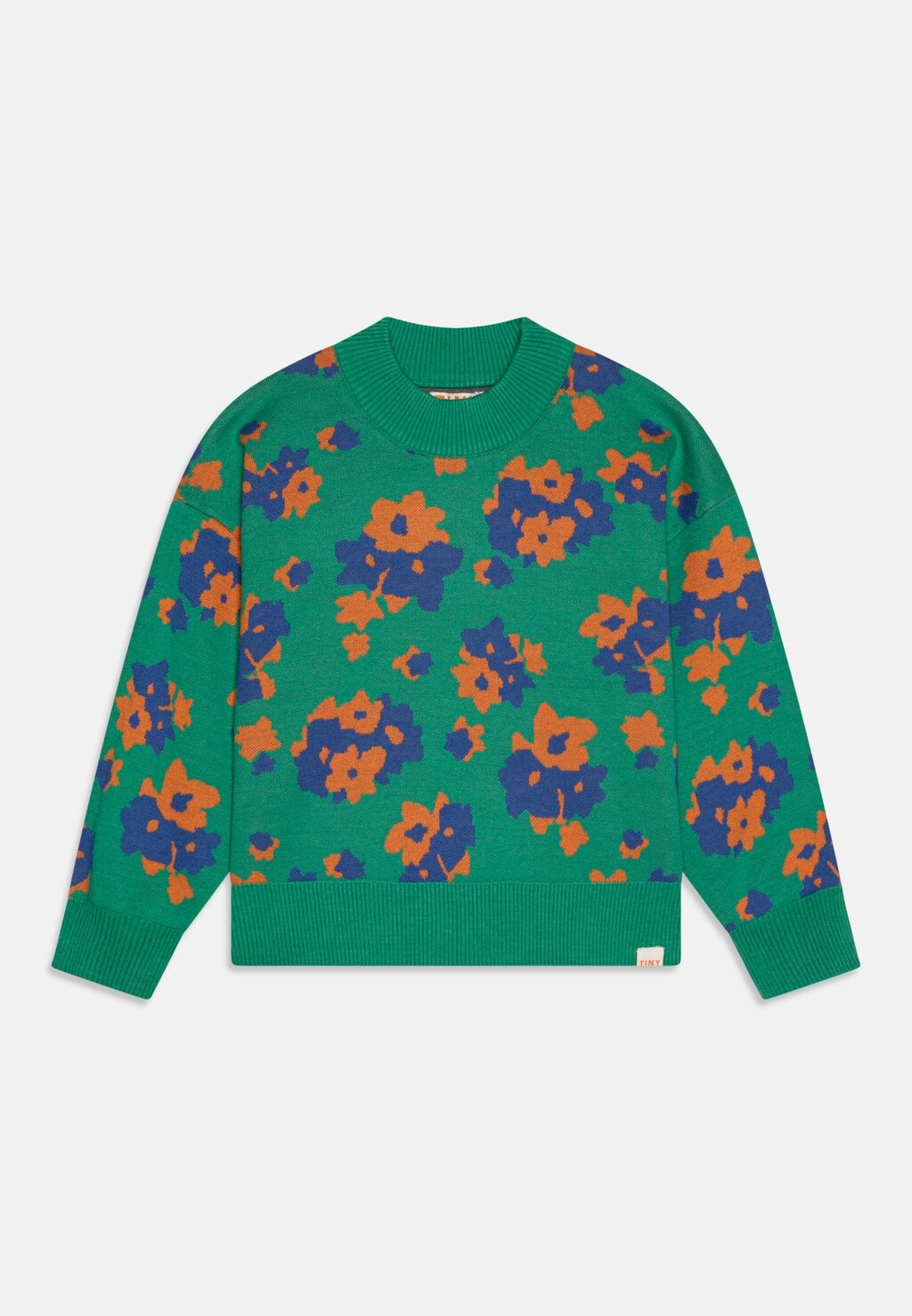 

Джемпер FLOWERS MOCKNECK TINYCOTTONS, зеленый
