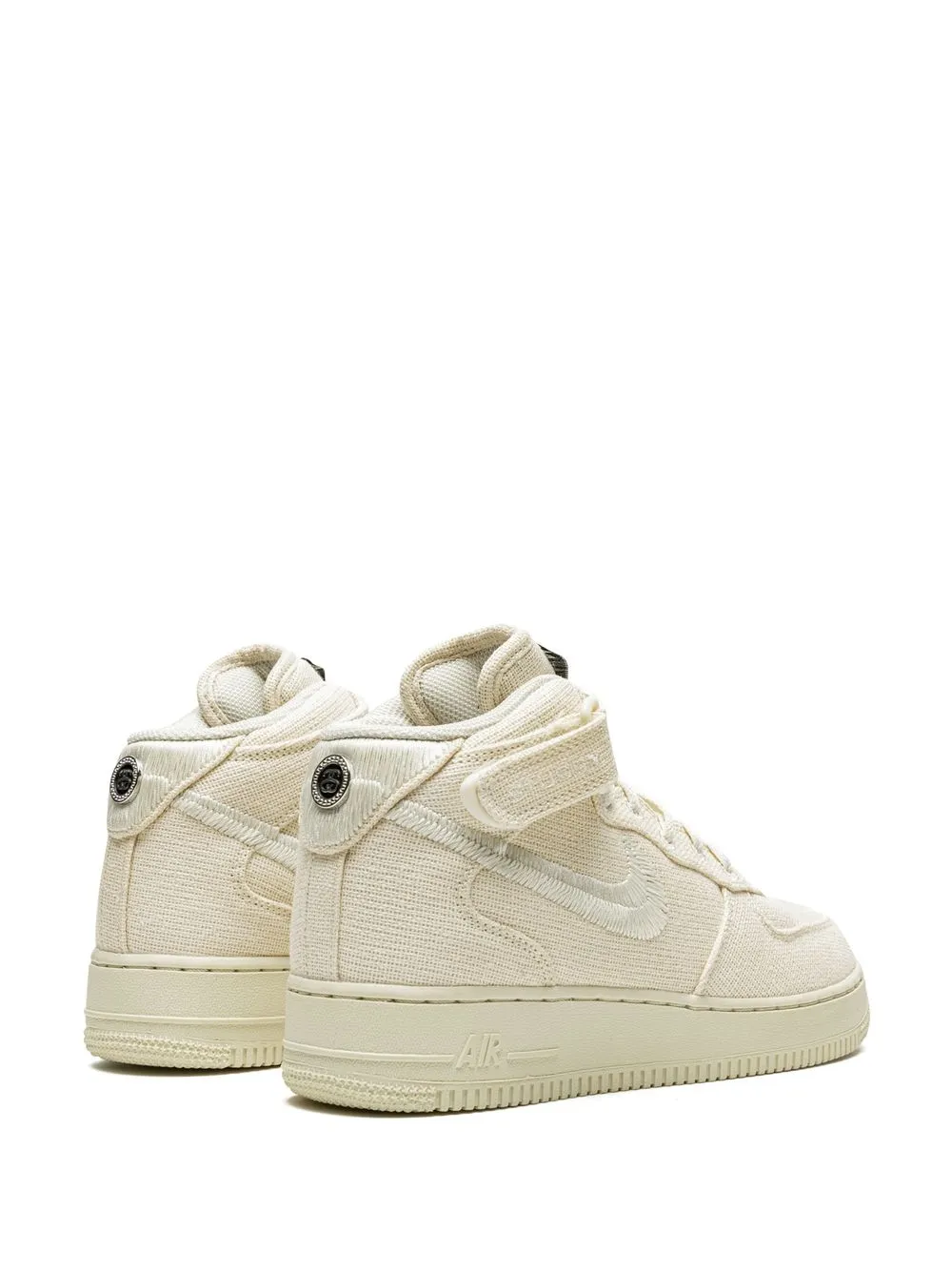 Кроссовки Air Force 1 Mid из коллаборации со Stussy Nike, нейтральный — фото 3