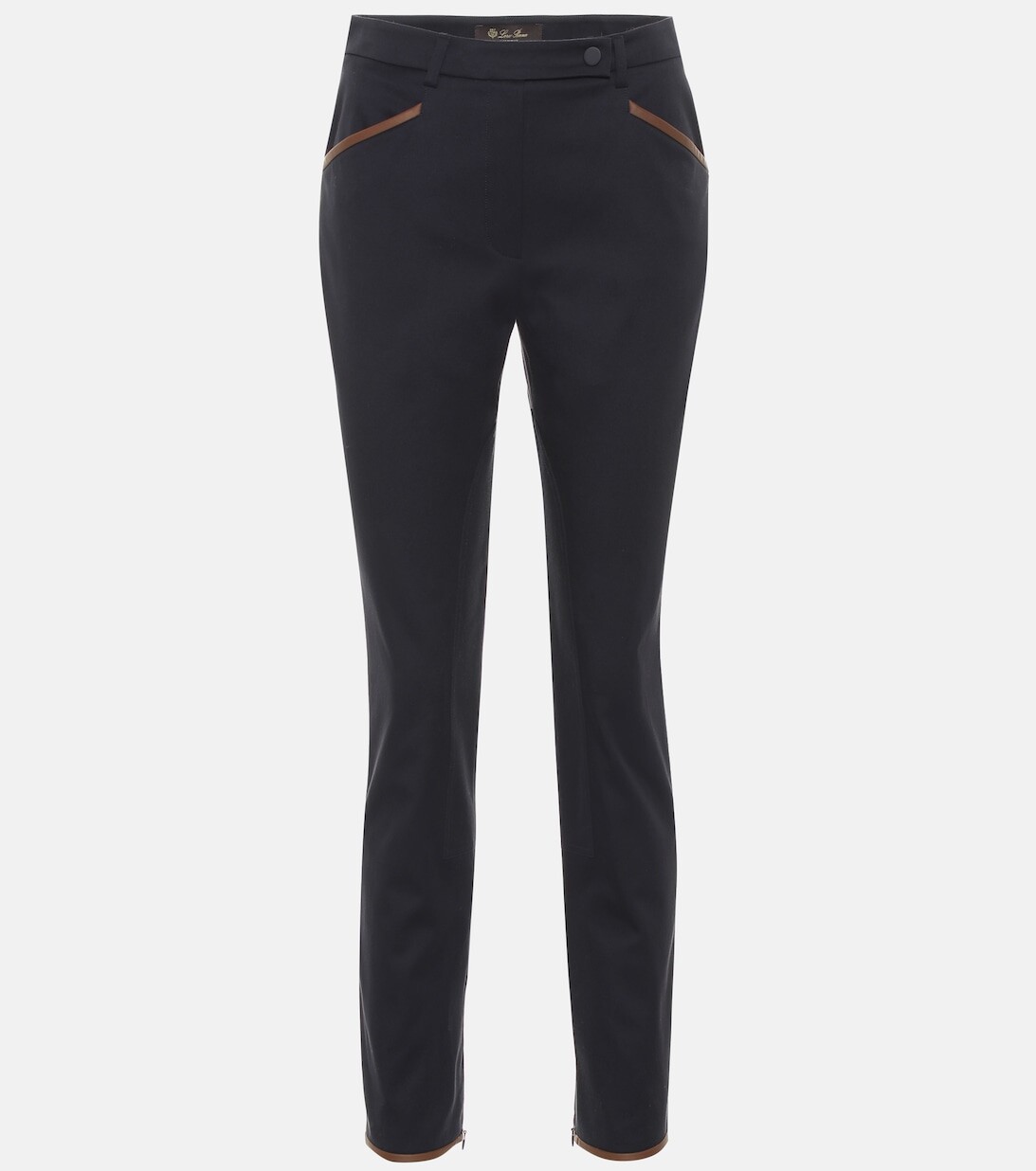 

Брюки Rickey из эластичного хлопка LORO PIANA, синий