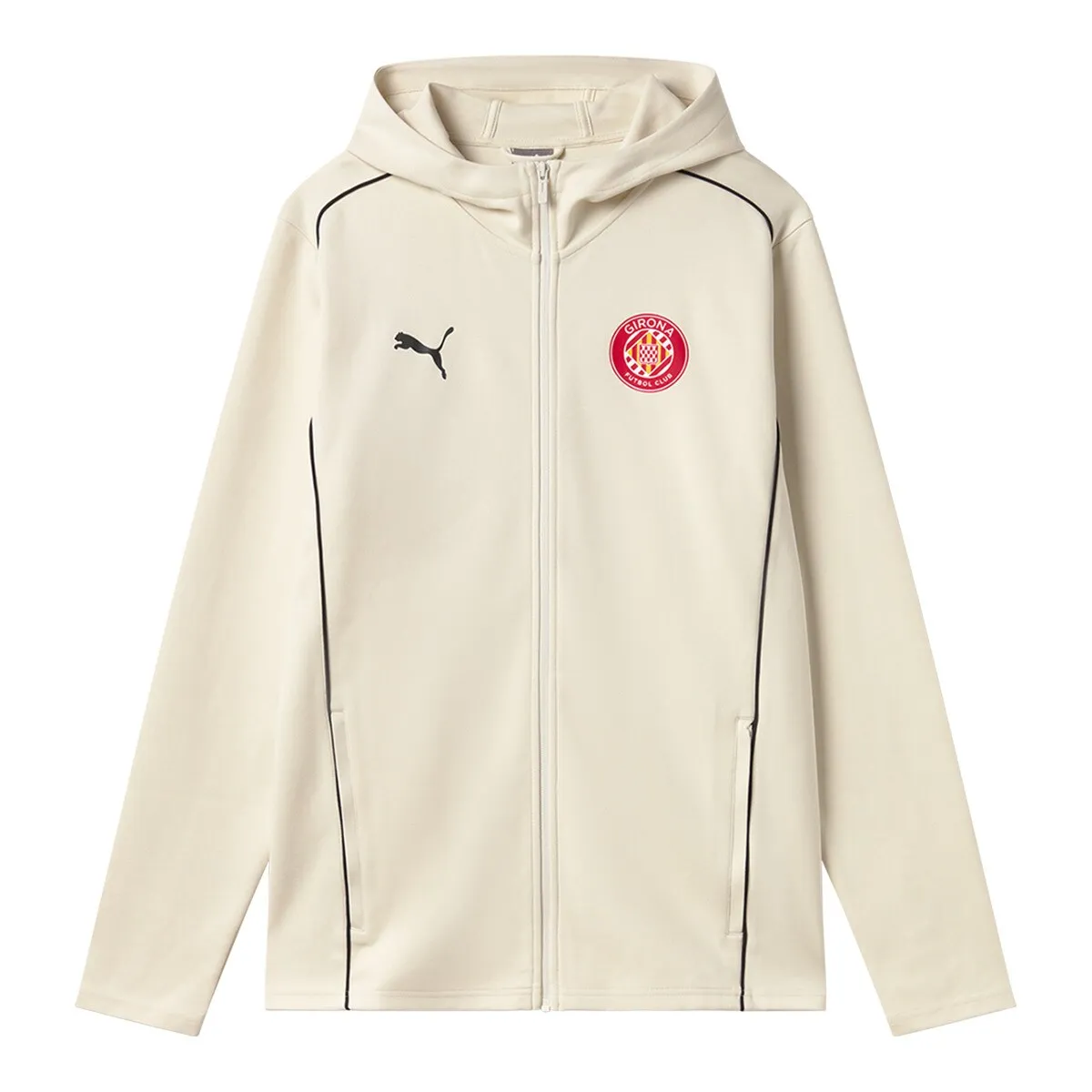 

Мужская толстовка Girona FC Casuals с капюшоном 2024-2025 Puma, белый