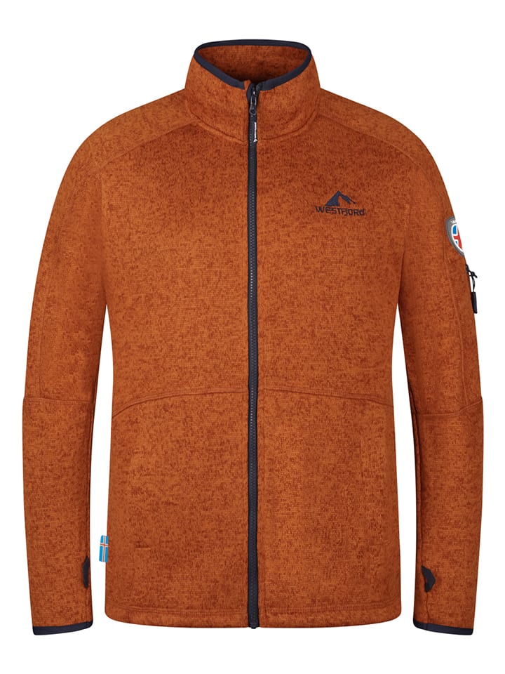 

Флисовая куртка "Катла" оранжевого цвета. Westfjord