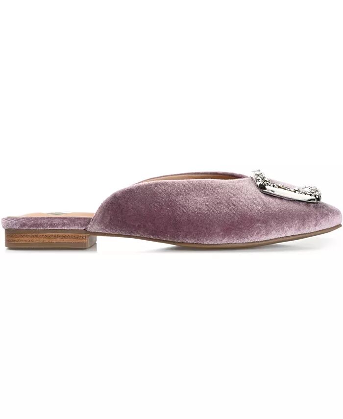 Женские мюли Sonnia Velvet Journee Collection, фиолетовый — фото 2