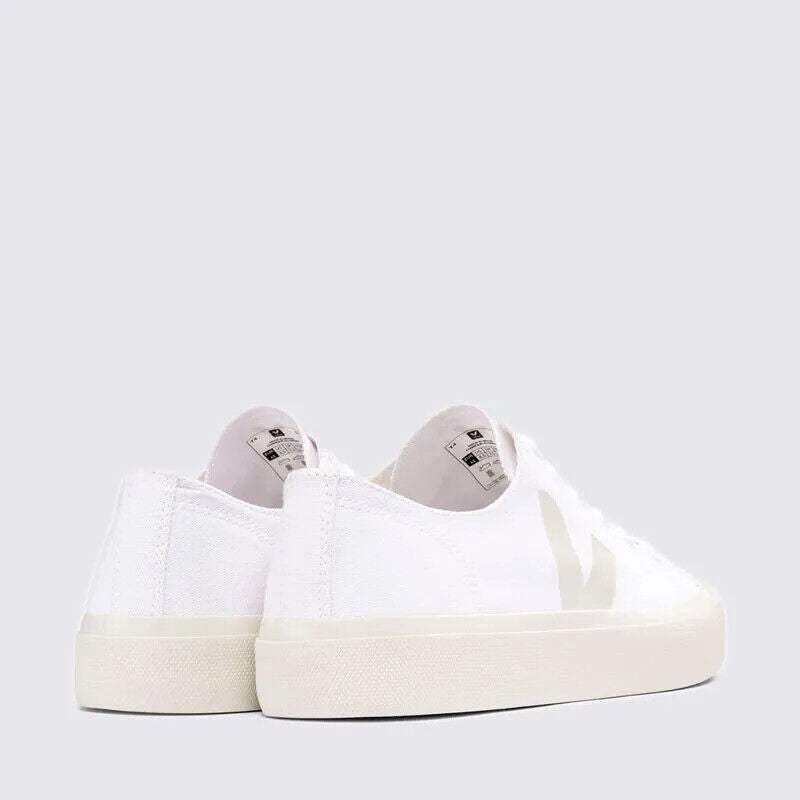 Veja Wata II Low PL0101401A женские белые кроссовки из парусины Pierre Canvas с удобной колодкой — фото 3