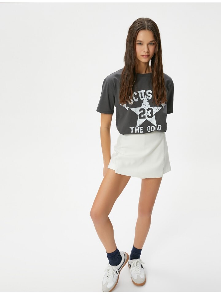 

Футболка KOTON T shirt, антрацит