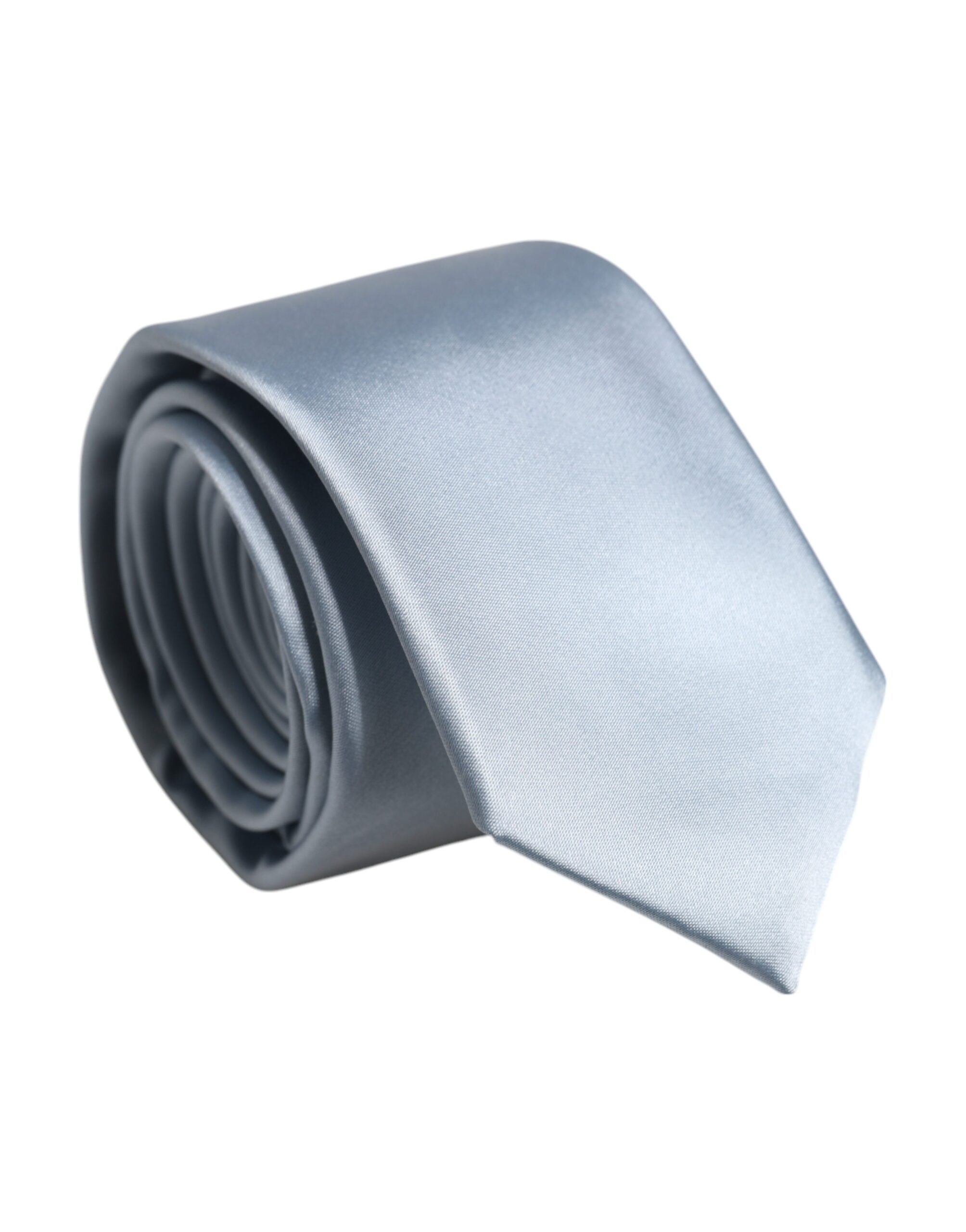 

Галстук-бабочка светло-голубого однотонного шелка, регулируемый Dolce & Gabbana, светло-голубой