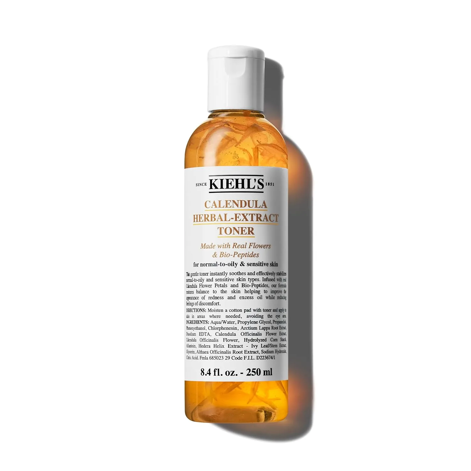 Тоник Kiehl's — Calendula Herbal Extract Alcohol-Free для нормальной и жирной кожи, успокаивает, 248 мл