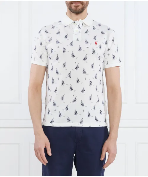 

Футболка поло Slim fit Polo Ralph Lauren, белый