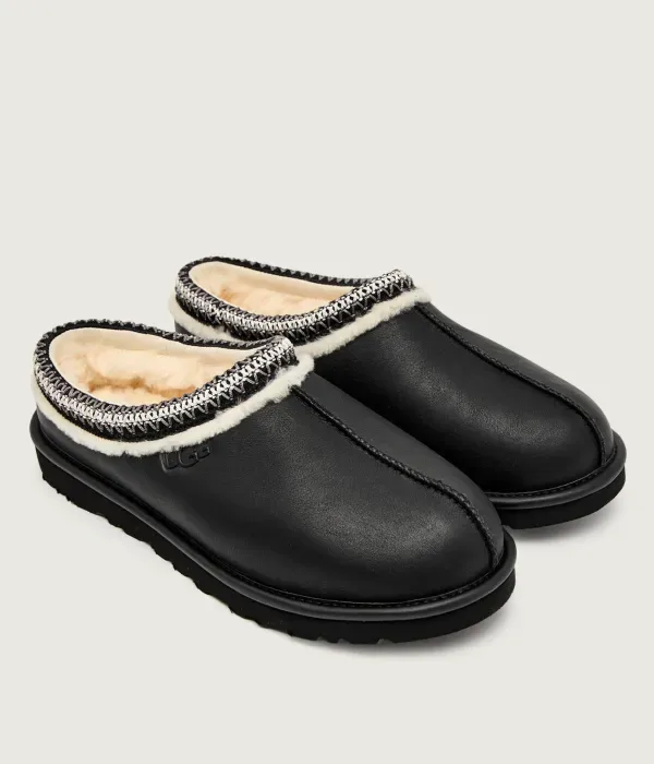 Кожаные сандалии-мюли M TASMAN Noir Ugg, черный — фото 3
