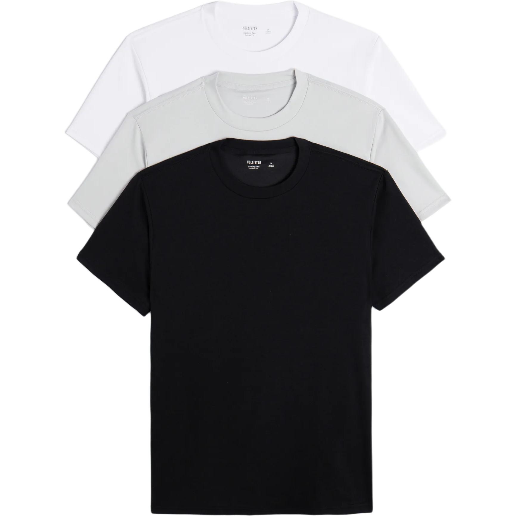 

Футболка Unisex, набор из 3 штук Hollister, черный