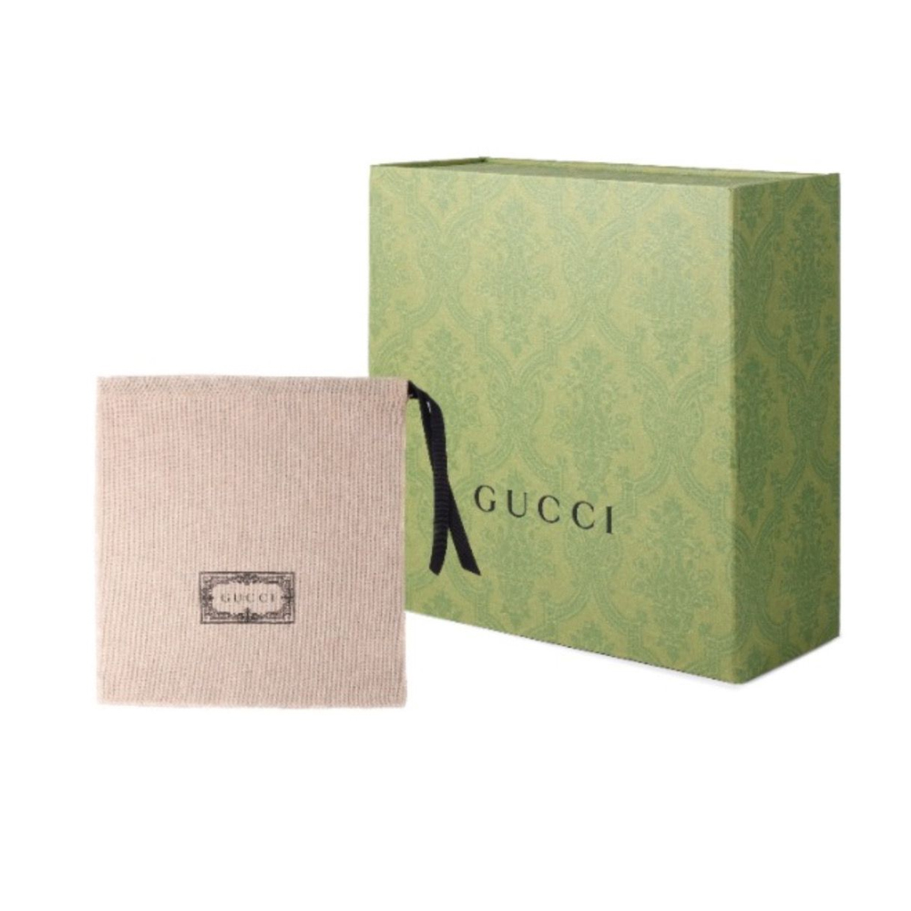 GUCCI Кожаный ремень Blondie мужской бежево-голубой шириной 4 см, Beige/Blue — фото 4