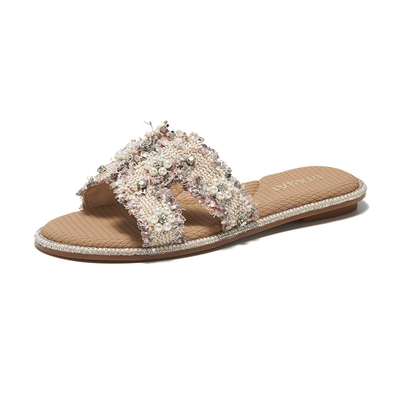 Слипоны Slide Slippers Женские Черные, Розовые ST&SAT — фото 2