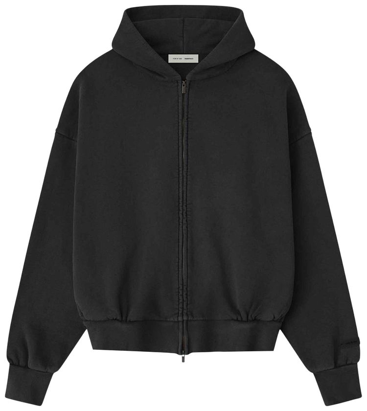 

Классическая толстовка на молнии с вышивкой Fear of God Essentials, черный