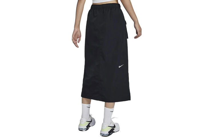 Женская повседневная длинная юбка Nike, цвет Black — фото 2