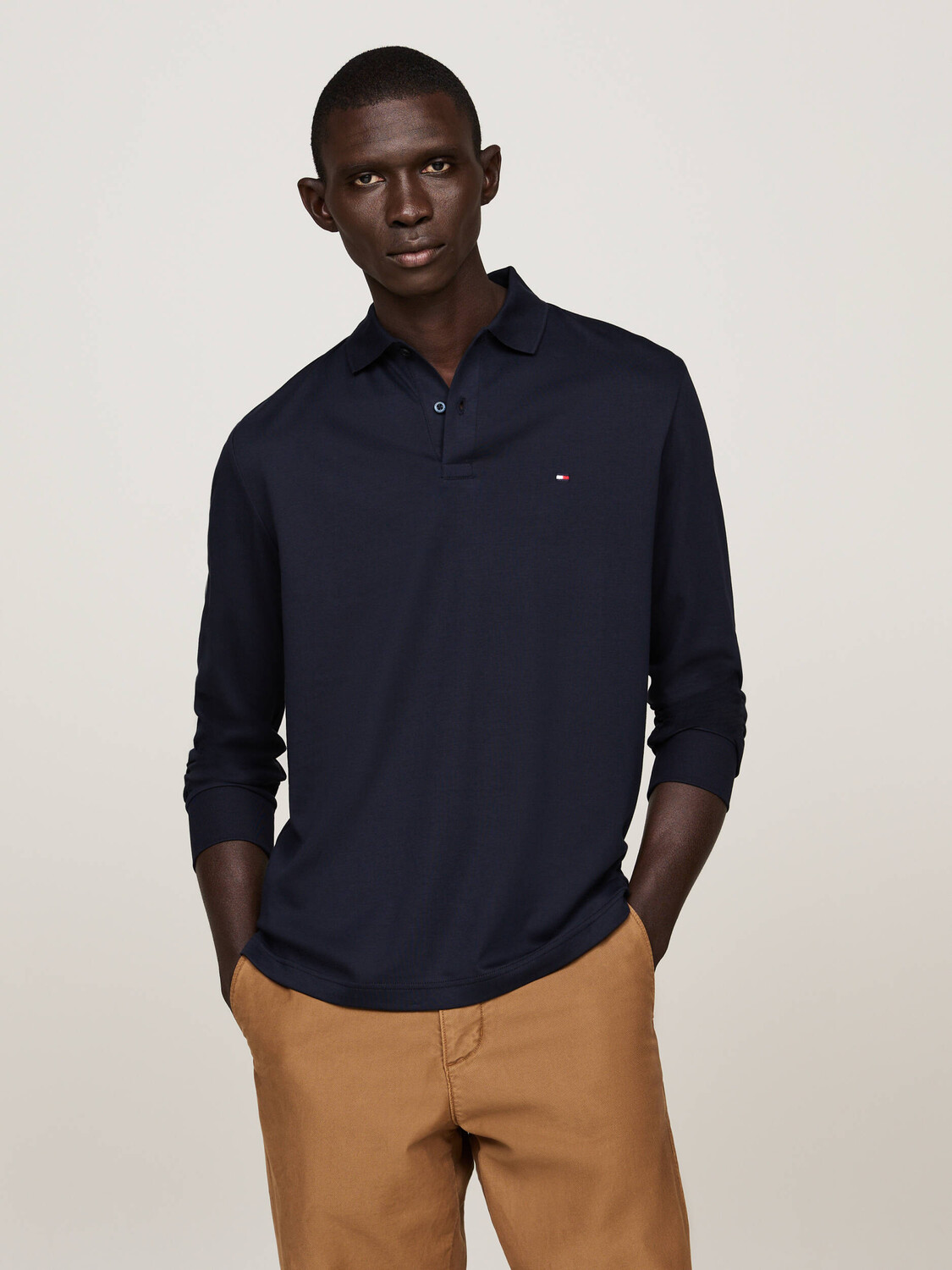 

Поло Tommy Hilfiger Regular Fit, темно-синий