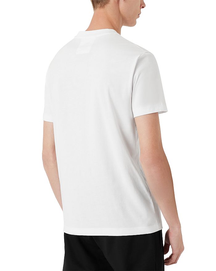 Футболка Essential с логотипом из пима-хлопка Emporio Armani, белый — фото 4