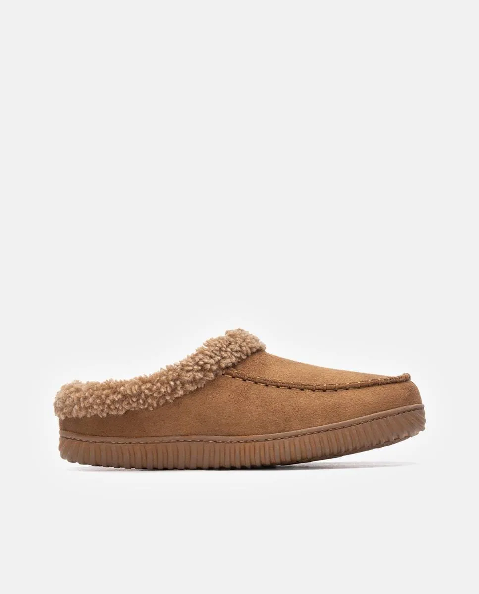 

Мужские домашние тапочки с открытым носком и резиновой подошвой Xti, коричневый