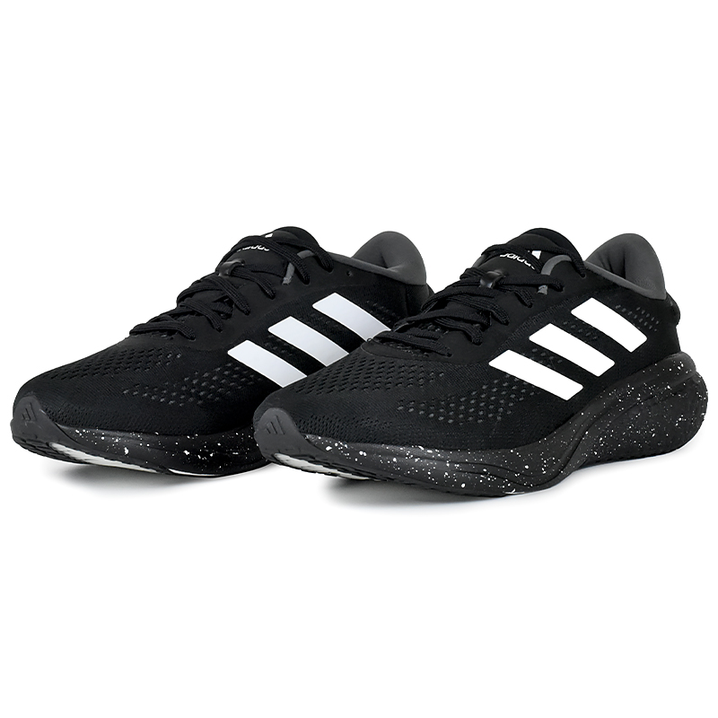 Adidas Supernova 2 амортизирующие легкие низкие кроссовки для бега мужские черно-белые черно-белые подарочная коробка 7, цвет Black White-Gift Box 7 — фото 4