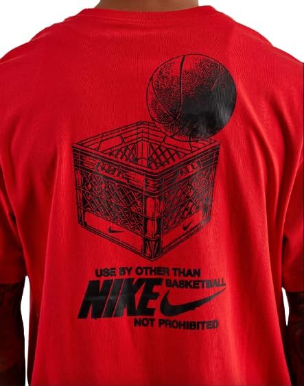 Мужская баскетбольная футболка Nike, Red — фото 3