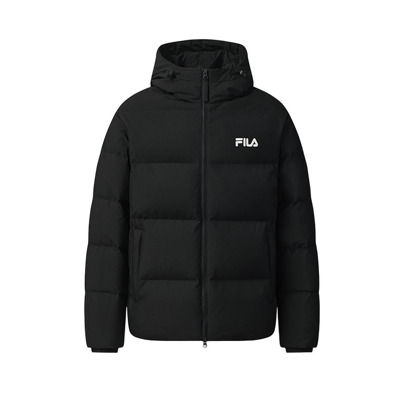

FILA Оригинальная пуховая куртка унисекс, Jet Black