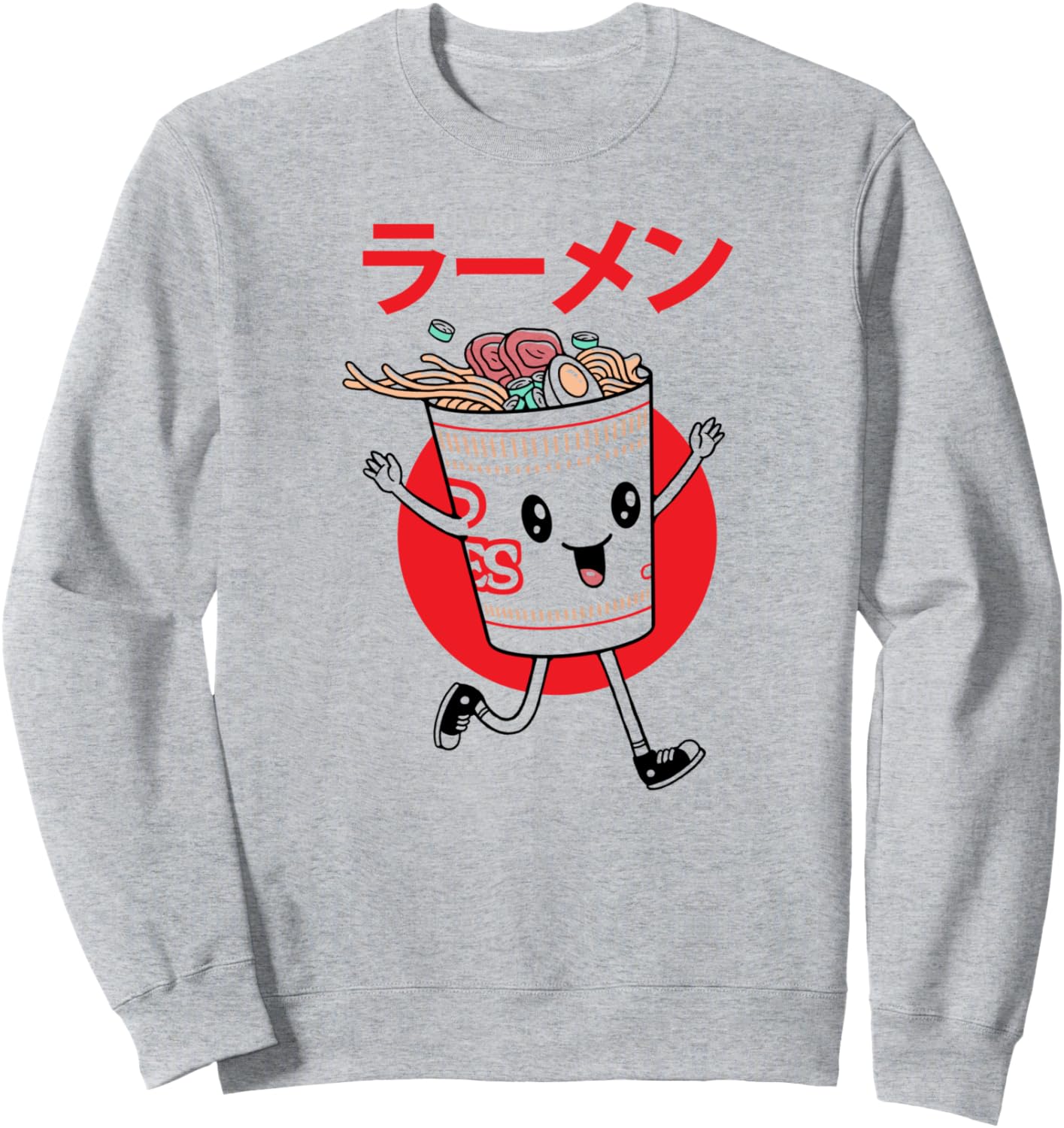 

Толстовка с надписью «Ramen Man», серая Vincent Trinidad Art