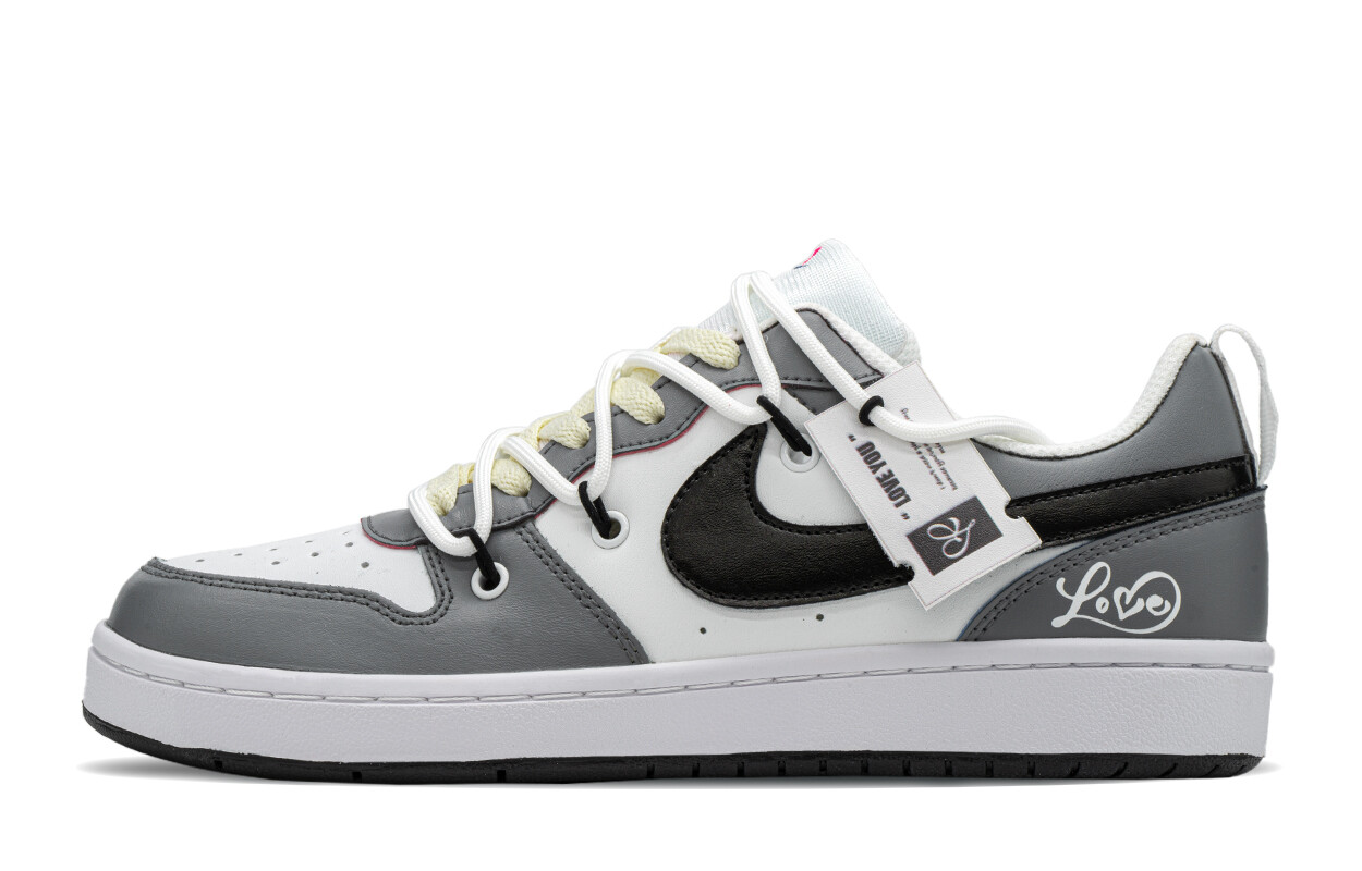 

Женские кроссовки для скейтбординга Nike Court Borough Low, Black/White/Gray
