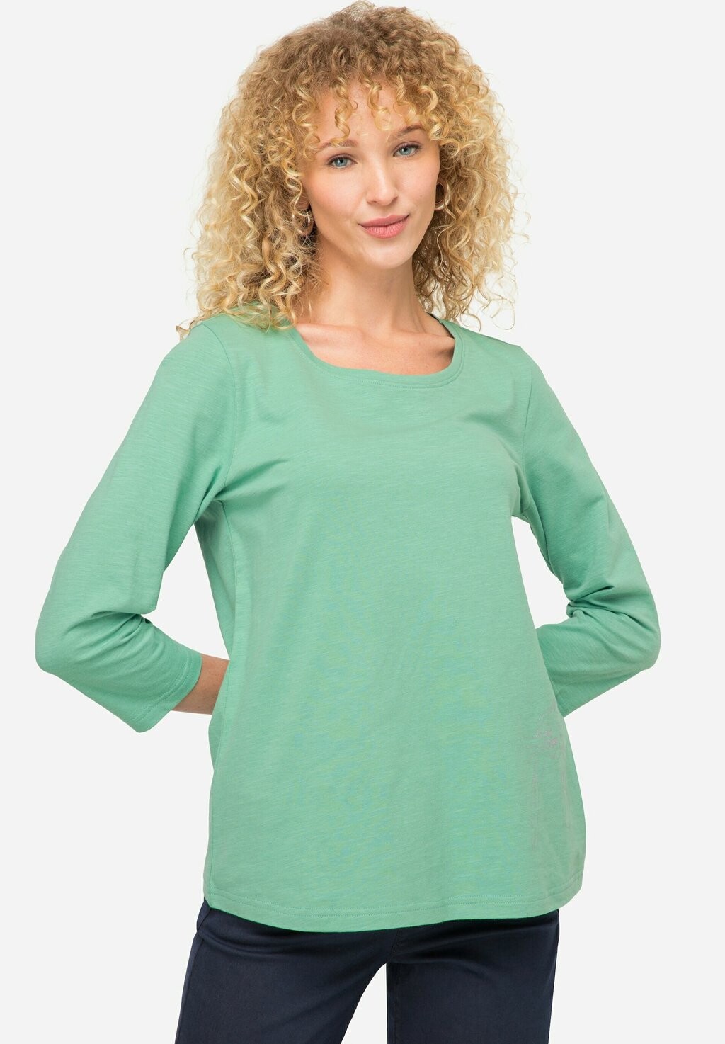 

Рубашка с длинными рукавами RUNDHALS 3/4 OEKO LAURASØN, цвет mint green