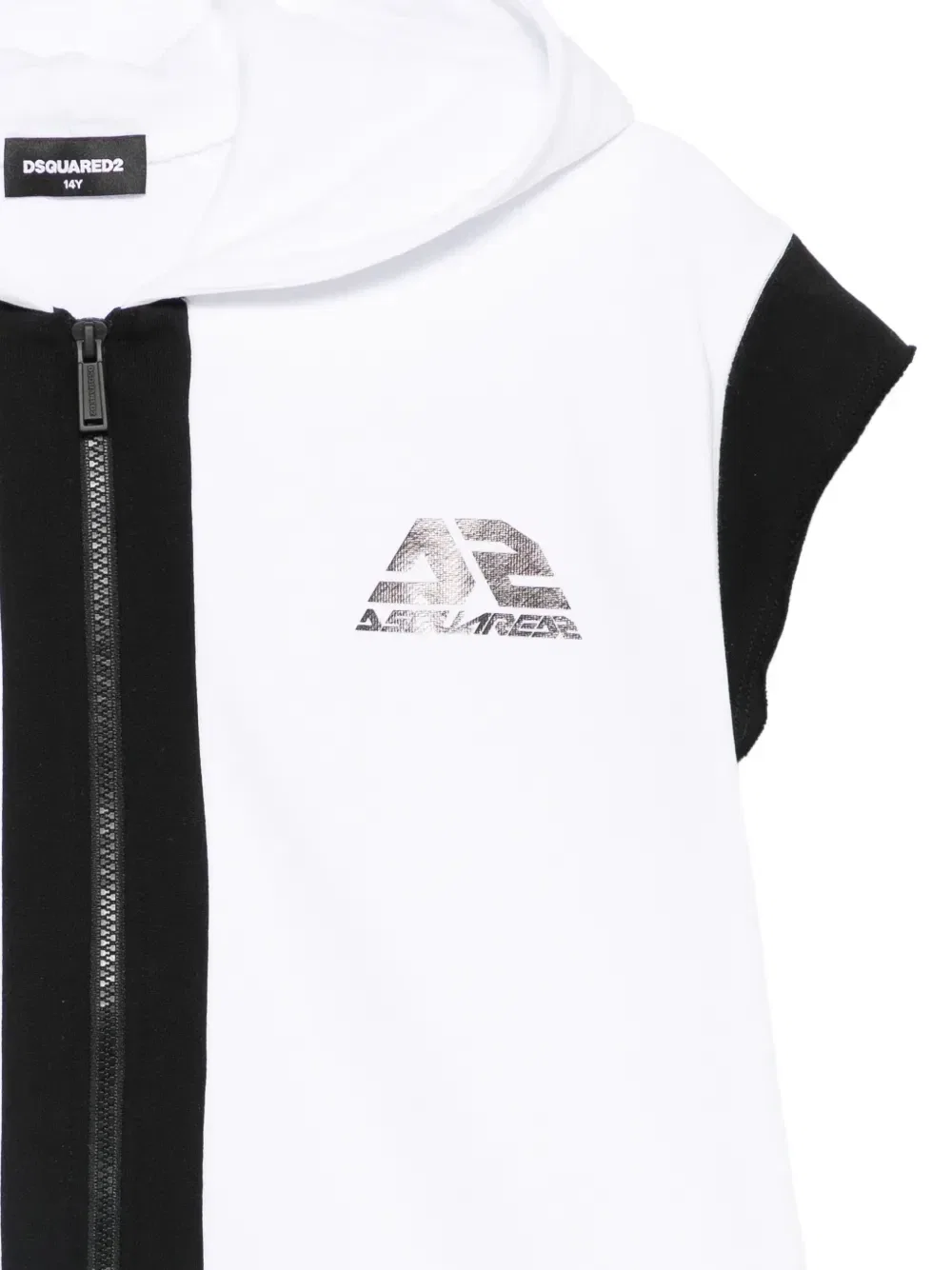 Худи на молнии Dsquared2 Kids, белый — фото 3