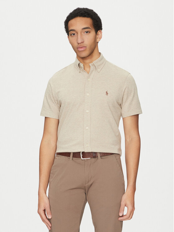 

Рубашка обычного кроя 710798291020 Polo Ralph Lauren, бежевый