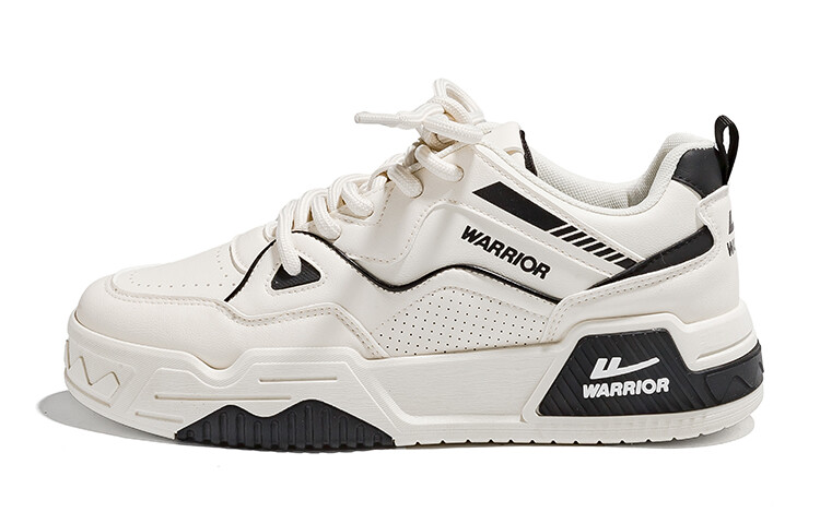 

Кроссовки WARRIOR Skateboarding Shoes Men Low-top Black, бежевый/черный