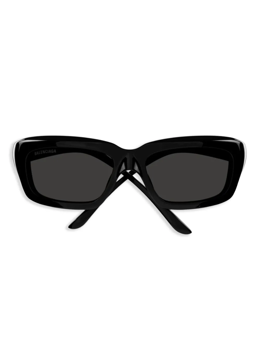 

Солнцезащитные очки в геометричной оправе Balenciaga Eyewear, черный