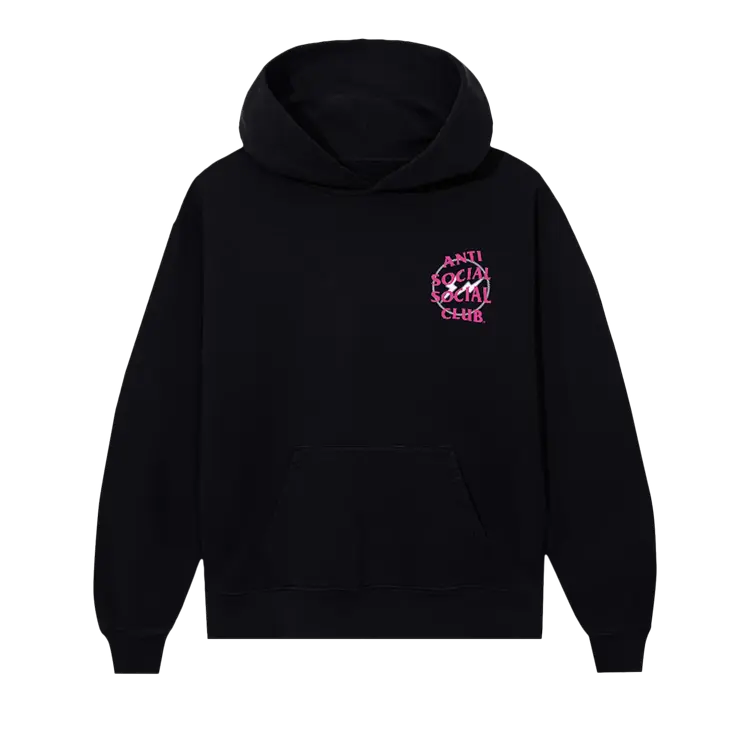 

Худи Anti Social Social Club x Fragment Half Tone 'Black/Pink', черный