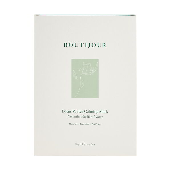 

Успокаивающая тканевая маска с водой лотоса, 1 шт. Boutijour Lotus water
