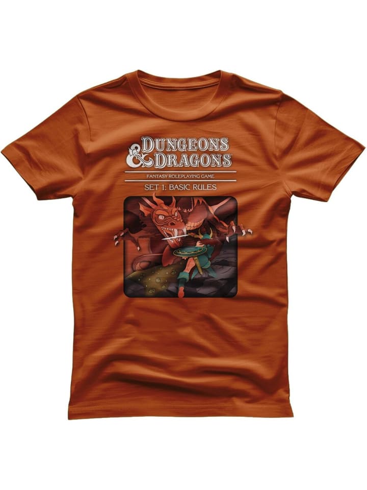 

Dungeons And Dragons Футболка "D&D Set 1 - Basic Rules T-Shirt" оранжевого цвета, Оранжевый, Dungeons And Dragons Футболка "D&D Set 1 - Basic Rules T-Shirt" оранжевого цвета