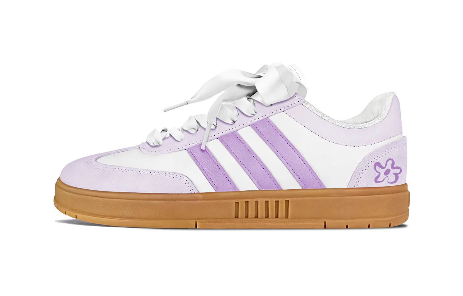 Adidas GRADAS Silt Boba Suede Coverage Slip Resistant Low top Skateboard Shoes Unisex элегантный фиолетовый — фото 3