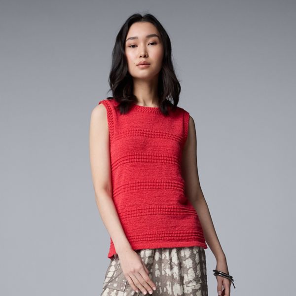 

Женский свитер без рукавов Simply Vera Vera Wang, цвет kauaioral