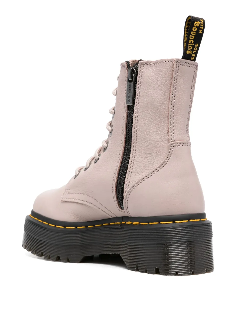 Мужские ботинки Dr. Martens Jadon III Vintage Pisa кожаные на платформе, светло-розовый — фото 3