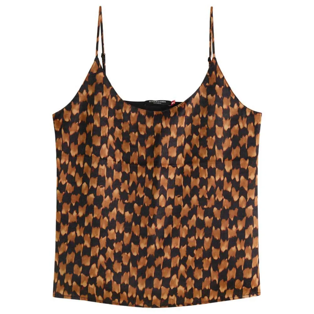 

Футболка без рукавов Scotch & Soda 177694, коричневый