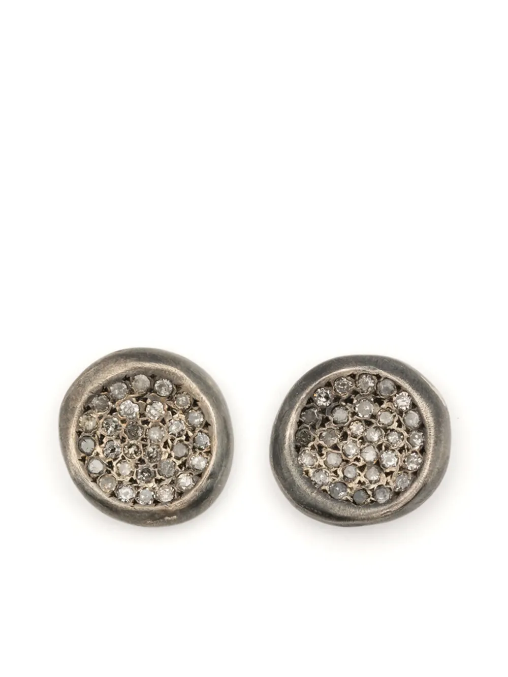 

Серьги с бриллиантовыми дисками Rosa Maria, серебряный