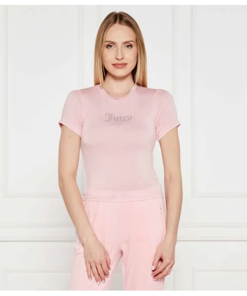 

Футболка Slim fit Juicy Couture, розовый