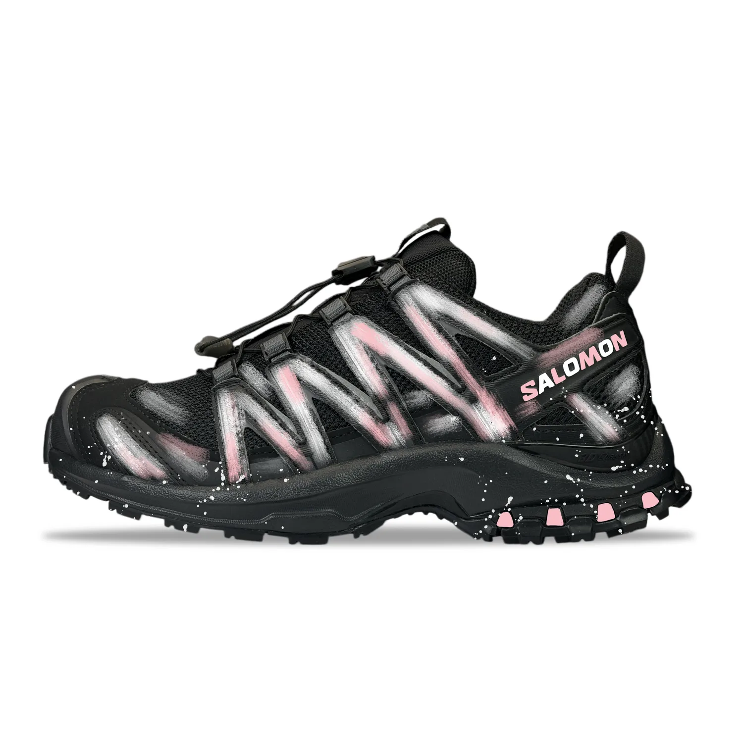 Кроссовки для трейлраннинга и тренировок XA PRO 3D Unisex с технологией Fabric Cushioning, противоскользящей подошвой и дышащим верхом SALOMON, черный — фото 3