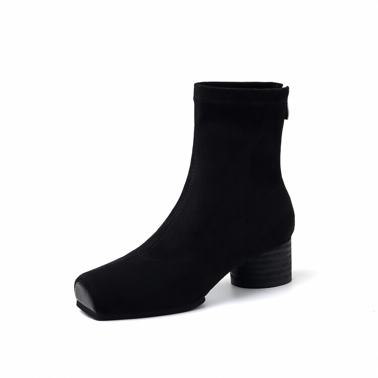 

Ботильоны женские Su Yanjiao, цвет Black Fleece-lined