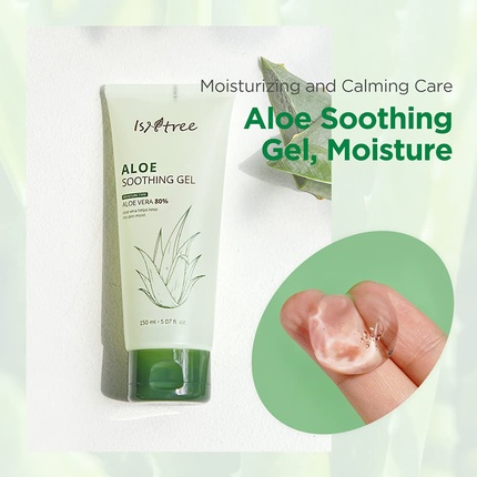 Сыворотка Isntree — Успокаивающий гель Aloe Moisture - Алоэ Вера % - Успокаивает чувствительную кожу, 150 мл — фото 2