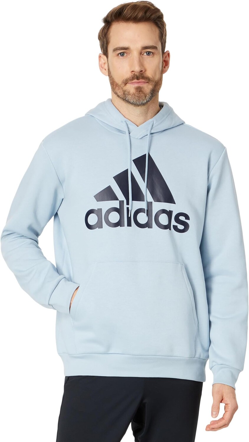 

Худи adidas Essentials Fleece Big Logo Hoodie, цвет Wonder Blue