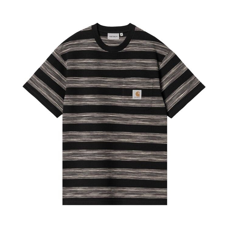 

Футболка Carhartt WIP Short-Sleeve Dodson Pocket T-Shirt Black Stripe, черный