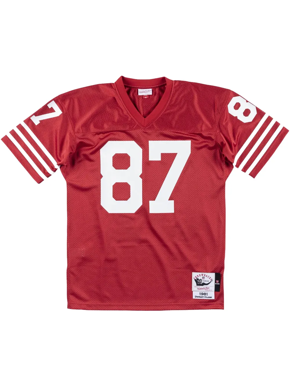 

Топ 1981 Dwight Clark Authentic San Francisco 49ers Mitchell & Ness, красный